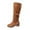 Brown, variant on Boots for Women,Autumn Winter Pointed Toe Mid Calf Boots Casual Comfortable Warm Stylish On Footwear For Daily Outings,Knee High Boots Women,Black9