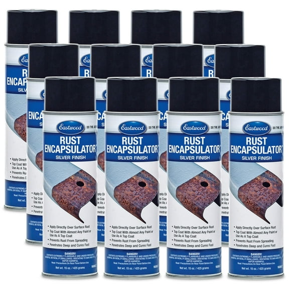 Eastwood Silver Rust Encapsulator 15 oz Aerosol  12 Pack