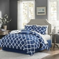 thumbnail image 2 of Home Essence Becker Reversible Bed in a Bag Bedding Set, Navy, King, 2 of 13