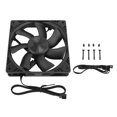 thumbnail image 2 of Ventilador Para Caja De Computadora, Ventilador De Refrigeración PWM De 4 Pines, 12 V, Velocidad Del Ventilador De 800 A 2500 RPM, Ventilador Para Caja De PC, 7 Aspas, Ventilador, 2 of 7