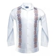 thumbnail image 1 of Guayabera Yucateca, Manga Larga, D'yuvas, Camisa Mexicana, 1 of 8