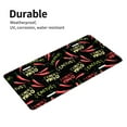 thumbnail image 4 of Easygdp Red Chili License Plate Car Front License Plate Car Decoration Car Accessories Front Tag Plate Standard Size, 4 of 8