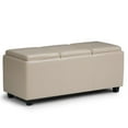 thumbnail image 1 of WyndenHall Franklin Extra Large Rectangular Storage Ottoman with 3 Serving Trays, 1 of 7