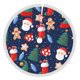 thumbnail image 1 of Faldas para árbol de Navidad de 48 pulgadas con texto "Merry Christmas", tapete para árbol de Navidad para vacaciones de invierno, falda para árbol de Navidad para decoraciones navideñas rústicas, 1 of 8