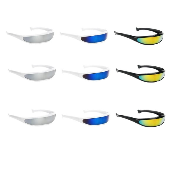 Gafas de Sol Estrechas de 9 Piezas Gafas Favores