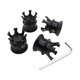thumbnail image 2 of 4 piezas de accesorios de corona de cubierta de perno de motocicleta para Most Twin cam Black Negro Zulema Cubierta de perno de cabeza, 2 of 8