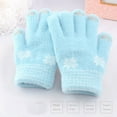thumbnail image 2 of Frozen Princess Children'S Gloves Winter Cartoon Warm Baby Girls Five-Finger Gloves(5-12 Years Old）, 2 of 5