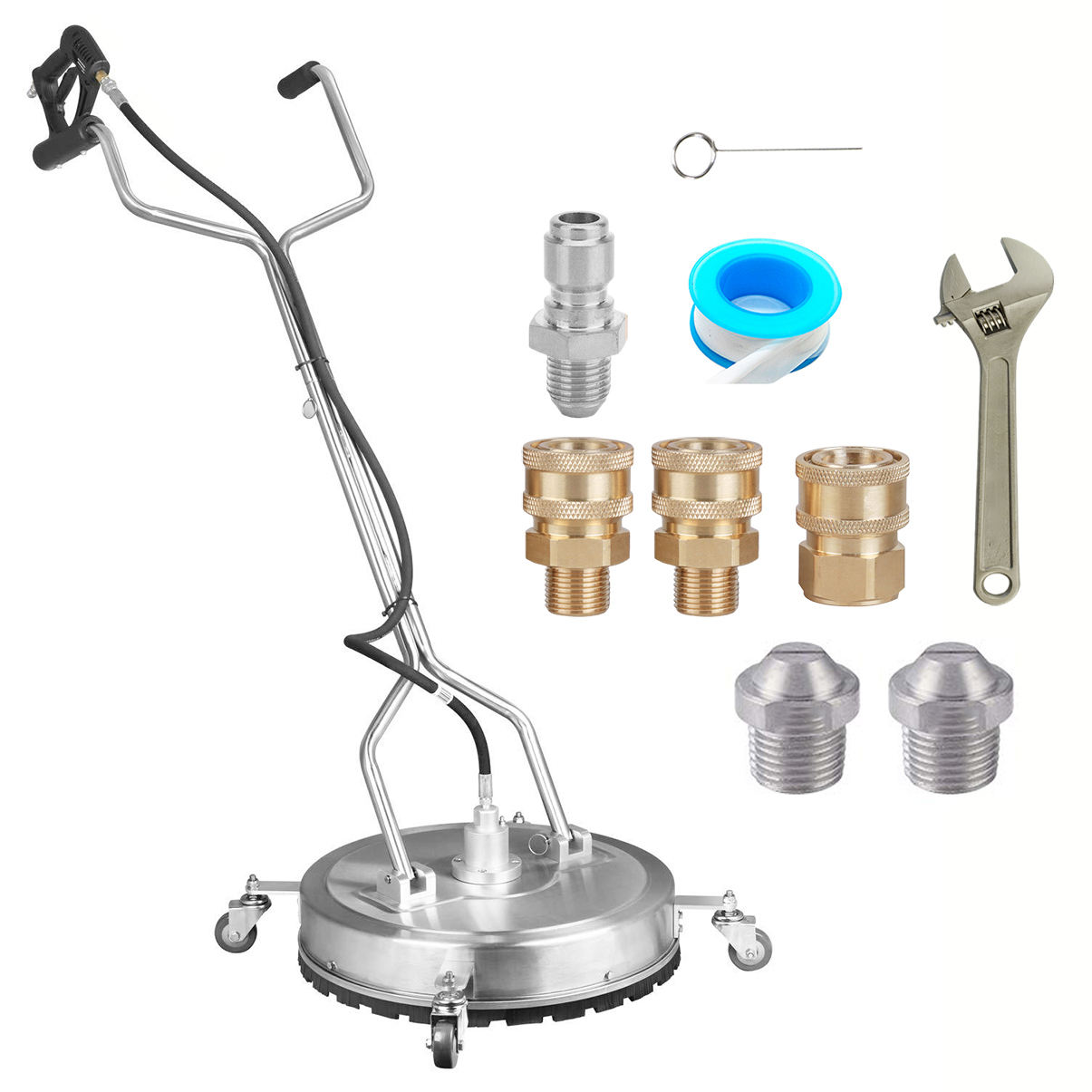 iMeshbean 24 inch Dual Handle Large Area Pressure Washer Surface