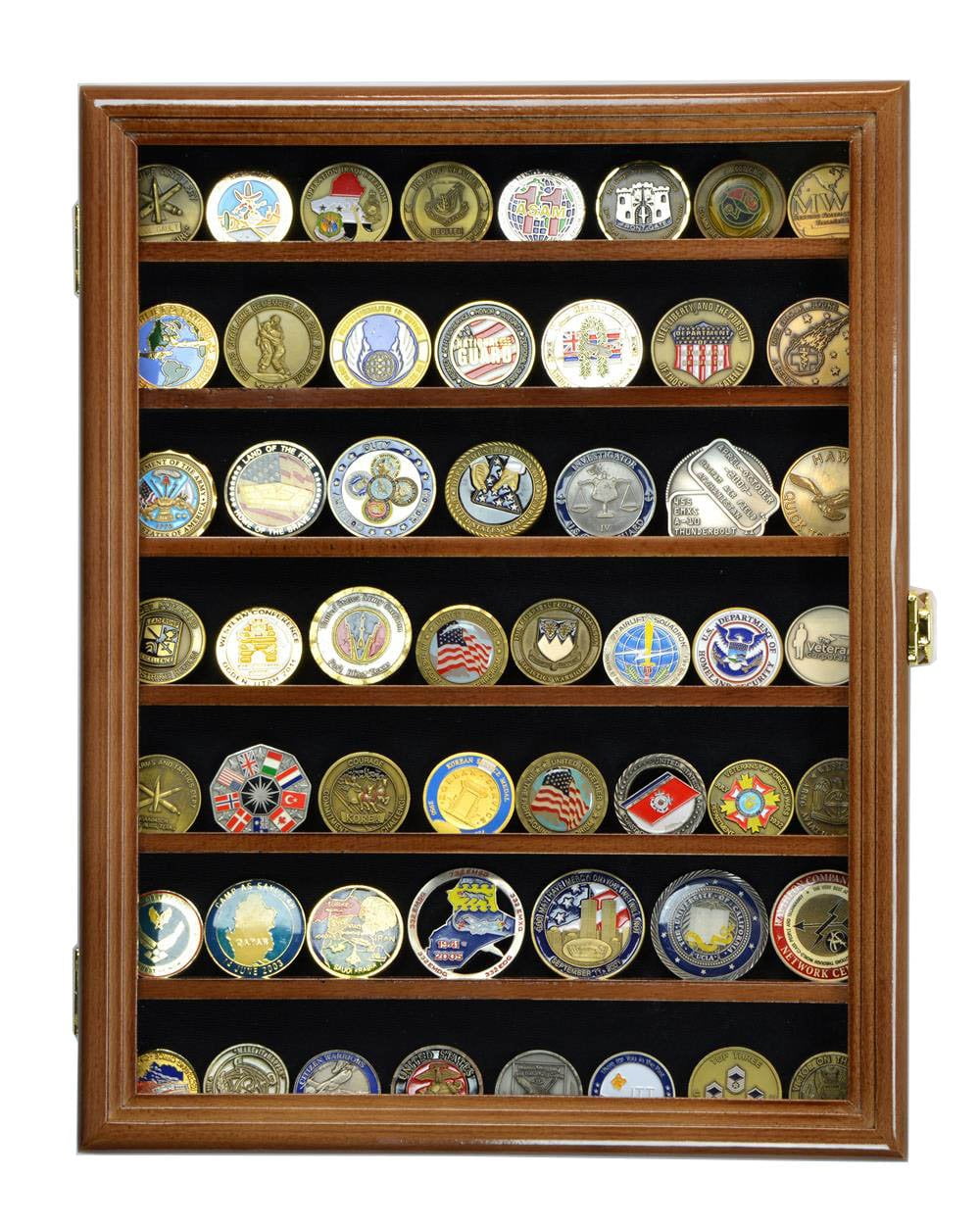Military Challenge Coin Display Case