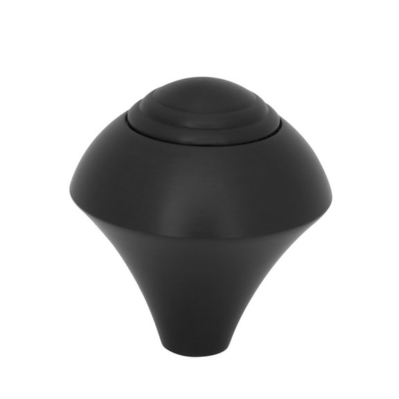 Lokar SK-6927 LOCSK-6927 KNOB; WITH PLAIN PUSH BUTTON FOR LOKAR SHIFTER;2IN. DECO STYLE; POLISHED FINISH