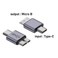 thumbnail image 2 of Adaptador de transferencia de datos USB-A/Tipo-C a Micro B para cable de disco duro Teléfono móvil Sywqhk Para estrenar, 2 of 3