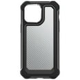 thumbnail image 1 of [Shockproof] [Hard Carbon Fiber Back] [Soft TPU Bumper Frame] , compatible with iPhone 14 Pro, 1 of 5