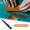 thumbnail image 5 of Polished Stick 2Pcs Burnishing Tool Dark Brown Edge Sealing Craftsmen Ideal For DIY Projects, 5 of 5