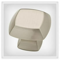 Brainerd & Liberty Hardware 272153 1.25 in. Square Cabinet Knob, Brushed Satin Nickel