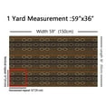 thumbnail image 3 of jejeloiu Exotic Aztec Geometric Fabric by the Yard 10 Yards,Retro Boho Geometric Room Decor Fabric by the Yard,Brown Bohemian Geometric Sewing Fabric,Breathable Home Decor, 3 of 6