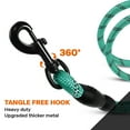thumbnail image 4 of Taglory Rope Dog Leash with Comfortable Padded Handle, 6ft Reflective Dog Leash, Turq, 4 of 7