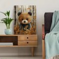 thumbnail image 5 of Qisvanset 12x16 Inch 2D Flat Framed Canvas Art, Colorful Llama Goat Sheep Boho Farm Animal Home Room Wall Decor, 5 of 5