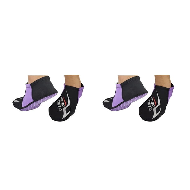 Advancent Keep Diving DS-112 Calcetines de buceo Zapatos de paseo en la playa con protector subacuático antideslizante multicolor de varios tamaños violeta METRO 2piezas Advancent CBP193766