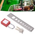 thumbnail image 4 of Bloqueo De Seguridad, Diseño Poroso Bloqueo De Seguridad Diseño De Abrazadera Partida Resistente A La Oxidación Para Productos Químicos Para Energía Eléctrica Para Uso, 4 of 8