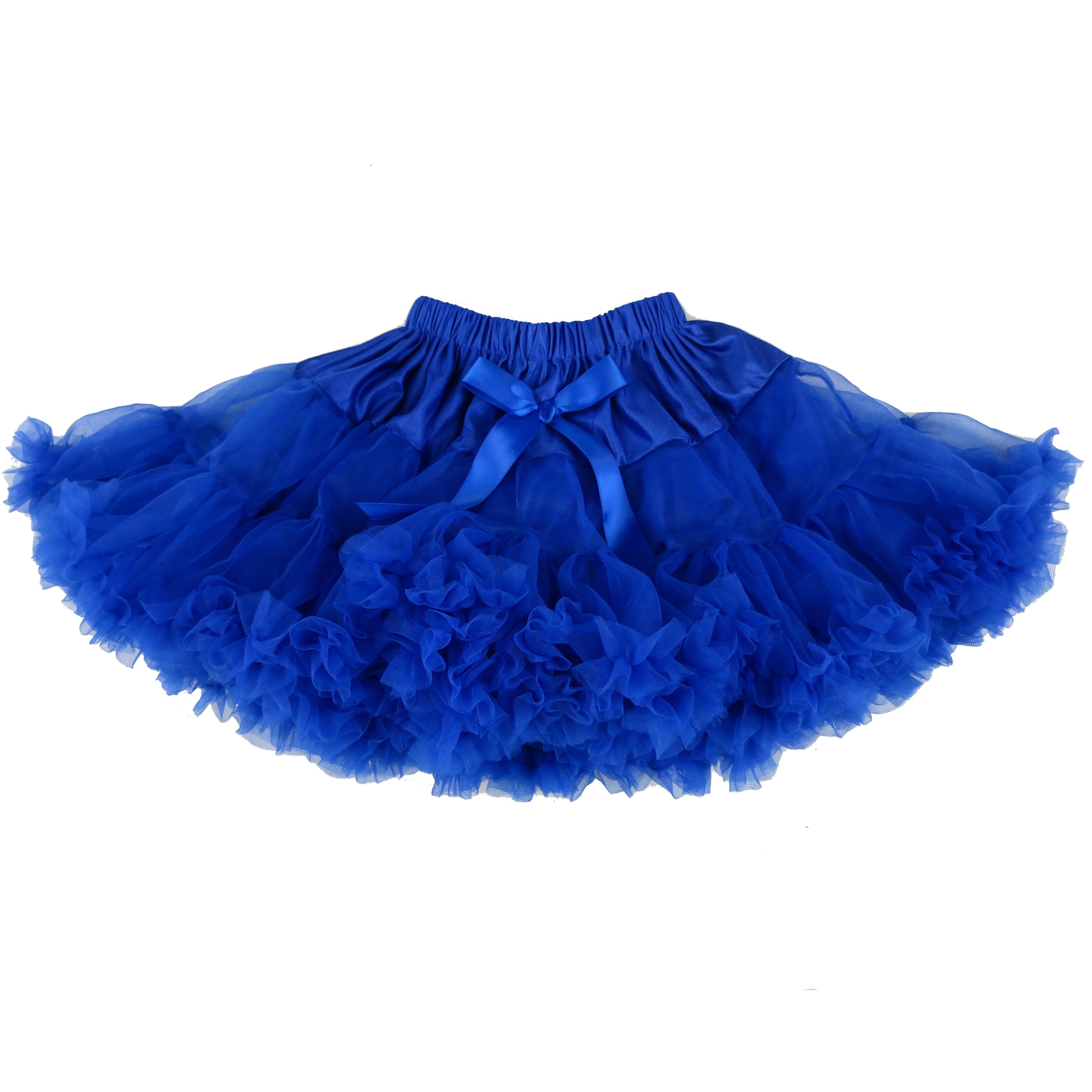 wenchoice Girls Fluffy Royal Blue Petti SkirtÂ�