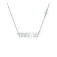 thumbnail image 1 of Mama' Necklace with Satellite Birthstone, 1 of 4