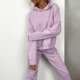 thumbnail image 3 of Puntoco Mujer Casual Polar Manga Larga Tallas Grandes Sudadera Con Capucha Pantalones Traje Deportivo Liquidación Puntoco Puntoco-4041, 3 of 3