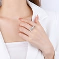thumbnail image 5 of 3.6 Carat Moissanite Wedding Ring S925 Silver Women Wedding Ring Birthday Gift Anniversary Wedding Festival Activities Daily Wear, 5 of 6