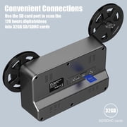DIGITNOW 8mm & Super 8 Reels to Digital MovieMaker Film Sanner Converter, Pro Film Digitizer Machine with 2.4 LCD, Convert 3 inch and 5 inch 8mm Super 8 Film reels into Digital with 32 GB SD Card