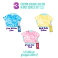 thumbnail image 3 of Doodle Hog Neon Tie Dye Fashion Fun Kit Fumeless 3 Colors Liquid Fabric Dyes, (3 Pack), 3 of 6