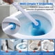 thumbnail image 3 of Escobilla de Baño Desechable, 48 Recambios con Ganchos Montados en la Pared para Limpieza del Baño, Varita Limpiadora de Inodoro con Extendido, 3 of 4