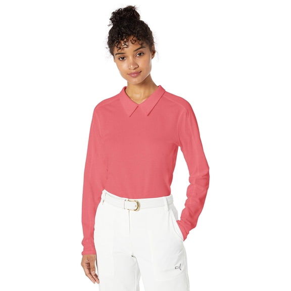 Puma Long Sleeve Pique Azalea Shirt Women XS