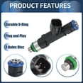 thumbnail image 4 of Inyector de combustible No.1F2113250 boquilla de inyección de combustible para Mazda B3000 Base 2002 2005-2007 3.0L negro 6 piezas, 4 of 6