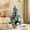 Sky Blue, variant on Mini Christmas Tree 11.8 Inch Snow Flocked with Balls & Bow, Tabletop Artificial Xmas Tree for Home Office Desktop Decor, Holiday Christmas Decoration