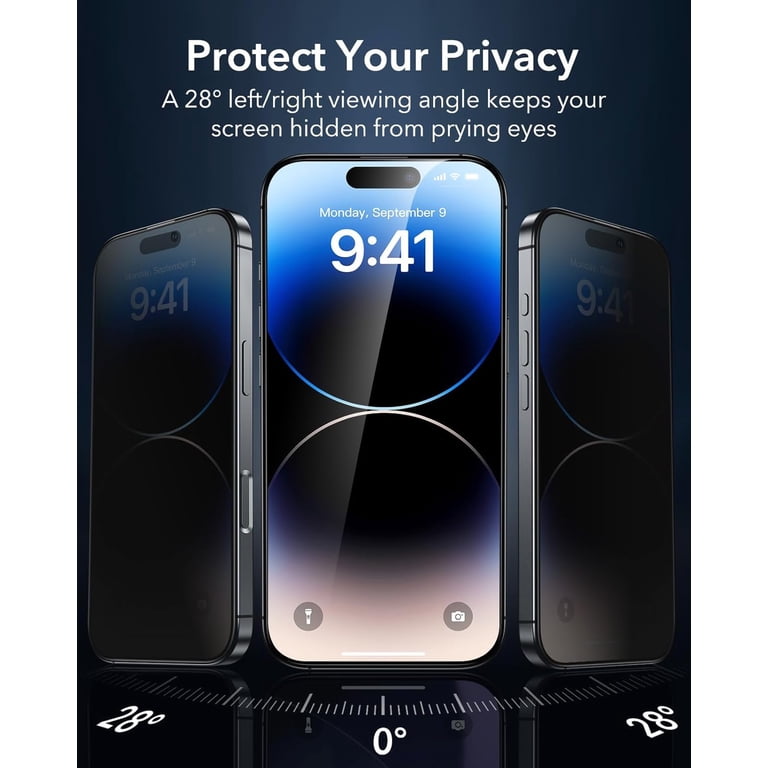 Privacy Screen Protector for iPhone 15 & 16 photo 2