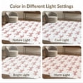 thumbnail image 7 of ODIKA 8'x10' Washable Area Rug Feminine Pink Ribbon Scattered Motif Charming Detail Short for Living Room, Under Sectional, Family , Durable, Non-Slip, 7 of 7