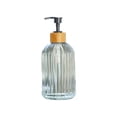 thumbnail image 1 of Dispensador de jabón vertical de vidrio Dealovy, dispensador de jabón de manos para baño con bomba, botella dispensadora de jabón transparente para baño para jabón de manos, lavavajillas o loción., 1 of 6