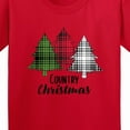 thumbnail image 4 of Inktastic Country Christmas Plaid Trees Youth T-Shirt, 4 of 5