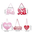 thumbnail image 3 of Valentine's Gift Valentine's Day Plaque Non-woven Love You Hanging Sign Happy Valentine Party Decor for Wall Door Ceiling Window Decorations, 3 of 11
