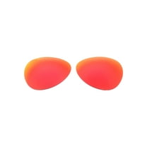 Walleva Fire Red Polarized Replacement Lenses for Spy Optic Whistler Sunglasses