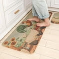 thumbnail image 5 of Rooster Sunflower Kitchen Rug Farmhouse Style Sets of 2 Kitchen Floor Rugs and Mats Non Slip Washable Farmhouse Sunflower Kitchen Decor Also for in Front of Sink, 17x29 and 17x47 Inch, 5 of 6