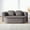 Grey, variant on 75''2-In-1 Foldable Sofa,Convertible Sleeper Foam Sofa Bed with Multi Functional Blanket, Chenille Floor Folding Sofa Bed, Floor Sofa Lounge Sofa for Living Room Bedroom Lounge Studio (Black)