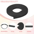 thumbnail image 3 of Uxcell Flat Suede Leather Lace, Faux Leather Strap Leather Strings Cord DIY Supplies Black 0.2 in, 3 of 7