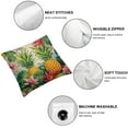 thumbnail image 6 of BANET  Pineapples Decorative Throw Pillow Cover Case Outdoor Pillow Cases Square Standard Cushion Covers for Sofa Couch Bed Pillow Cases Set of 2 22x22in, 6 of 7
