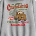 thumbnail image 2 of Cars - Tow Mater's Christmas Tree Farm - Women's Oversized Fleece Hoodie Sweatshirt, 2 of 4