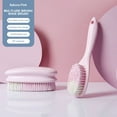 thumbnail image 5 of Small Brushes for Cleaning, Stiff Bristle Scrub Brushes with Long Handle for Kitchen, Bathroom, and Tile Floors, Ideal for Gaps, Crevices, and Window Tracks, 5 of 5