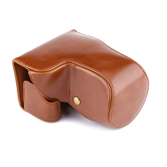 Durable PU Leather Camera Case Bag For Sony A6500 (brown)