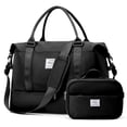 thumbnail image 1 of Bolsa de viaje Sunmop Weekender Bag con compartimento para zapatos, 30 litros, color negro, 1 of 6