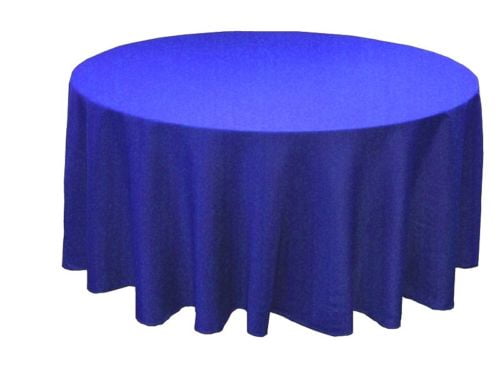 10 PACK 108" inch ROUND Tablecloth LOT 100% Polyester Overlay 23 Colors *SALE* 