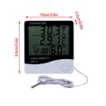 thumbnail image 3 of WREESH HTC-2 Digital Hygrometer Indoor Thermometer Room Gauge Humidity Monitor, 3 of 6