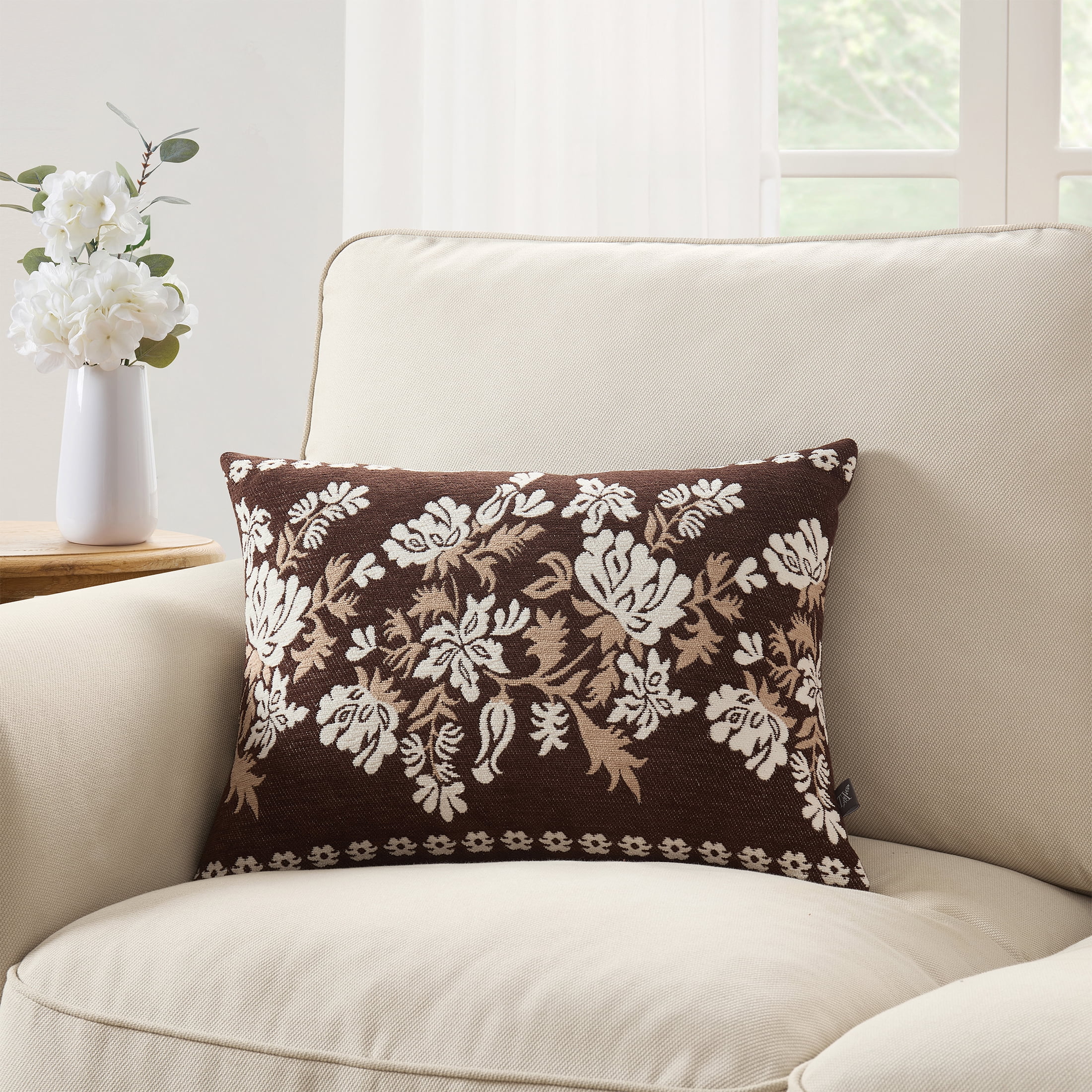 My Texas House 14" x 20" Brown Isra Decorative Pillow Cover